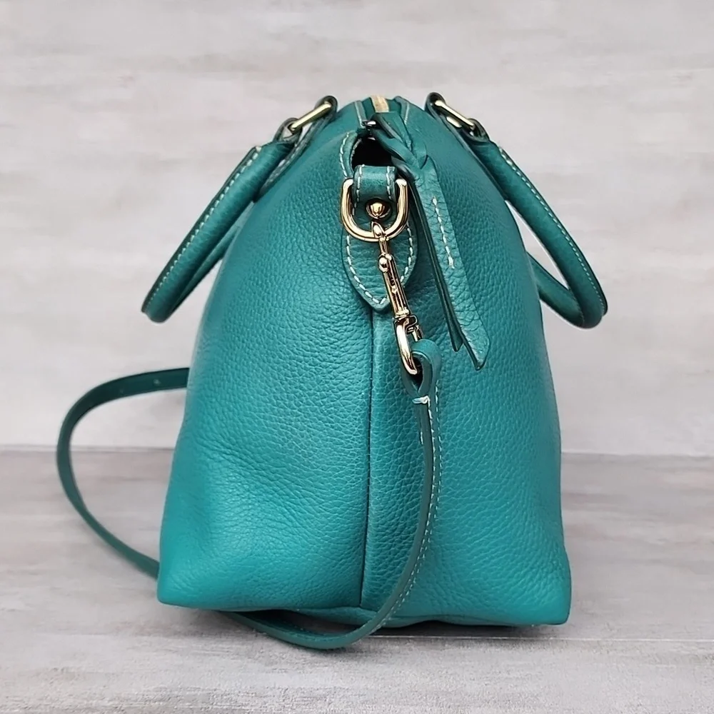 Dooney & Bourke Pebbled Leather Dillen Crossbody Satchel